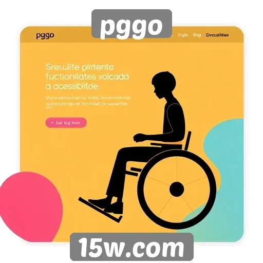 Acessibilidade e recursos do site pggo